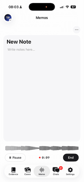 Ambient voice technology recording a dermatology consultation